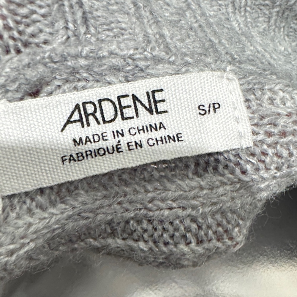 Ardene Gray Ribbed Cardigan - Picture 3 of 3